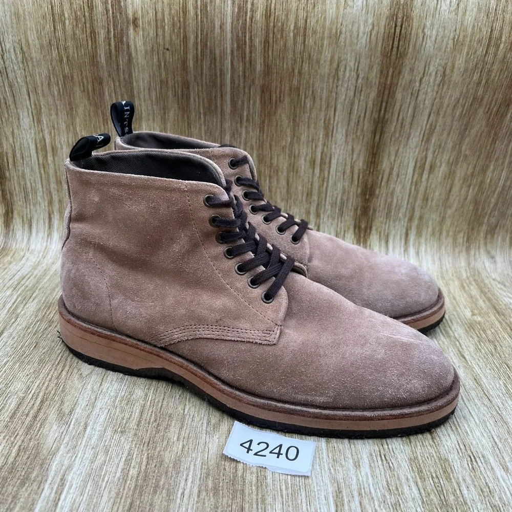 AllSaints Matthias Chukka Boots Men's Size 9 EU 42 Brown Suede‎ Ankle Shoes